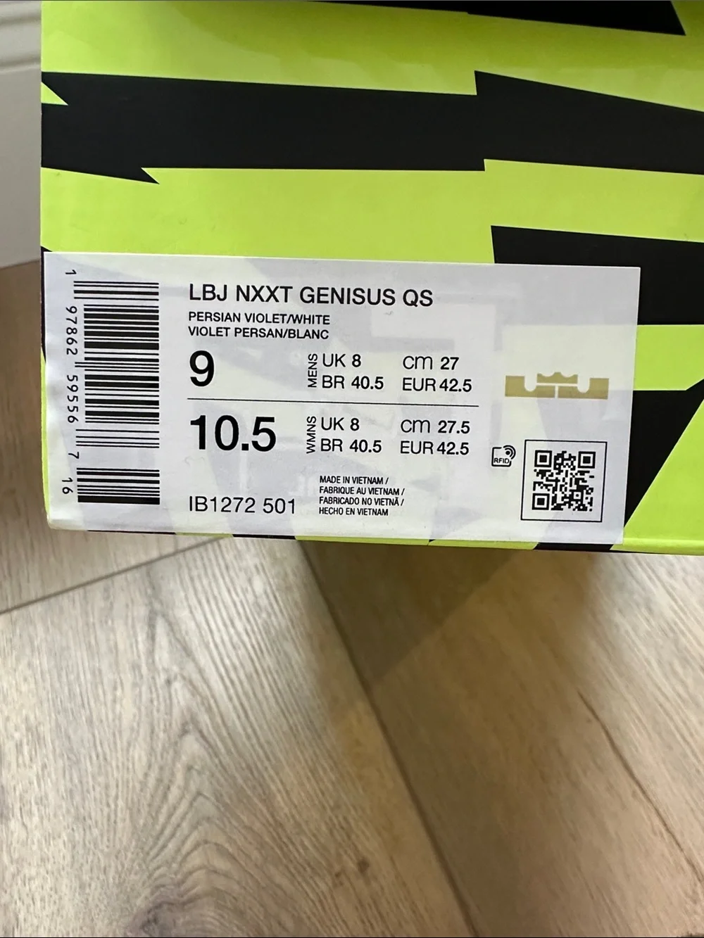 MEN’S NIKE LBJ NXXT GENISUS QS